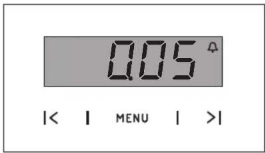 0.05 |< | MENU | >|