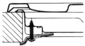 Technical cross-sectional diagram of a mechanical assembly (no text or labels)