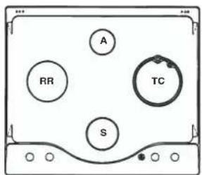 PLITĂ ELECTRICĂ* ARZĂTOARE PE GAZ Grătare de sprijin pentru RECIPIENTELE DE COACERE SELECTOARE DE COMANDĂ ale ARZĂTOARELOR PE GAZ și ale PLITEI ELECTRICE * Indicator de FUNCTIONARE AL PLITEI ELECTRICE * SELECTOARE DE COMANDĂ ale ARZĂTOARELOR PE GAZ și ale PLITEI ELECTRICE * Buton de aprindere al ARZ…