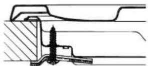 Technical cross-sectional diagram of a mechanical assembly (no text or labels)