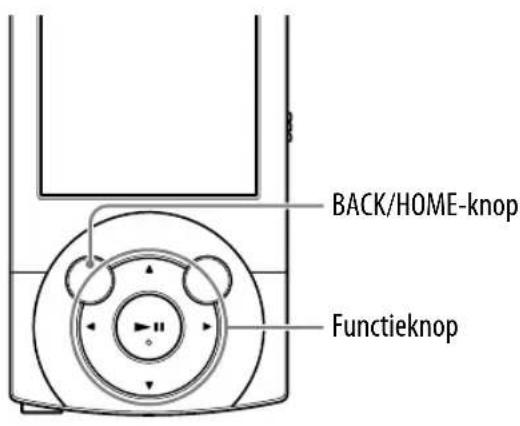 BACK/HOME-knop Functieknop