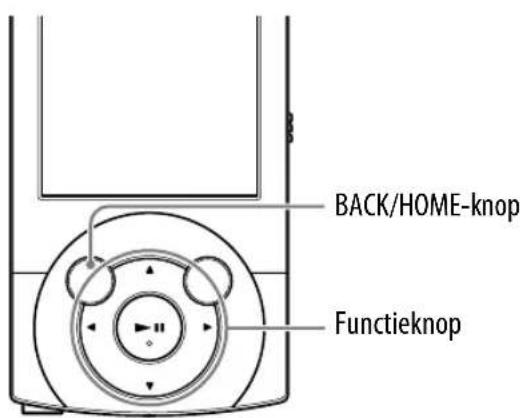 BACK/HOME-knop Functieknop