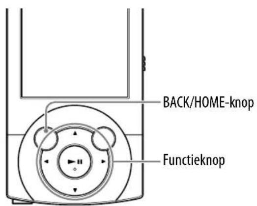 BACK/HOME-knop Functieknop