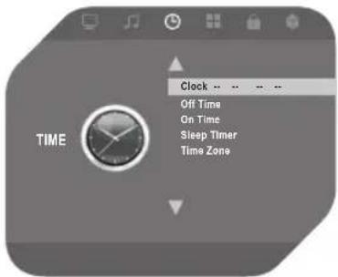 Clock Off Time On Time Sleep Timer Time Zone