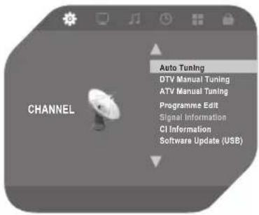 OK OLE 32150-W SAT - Τύπος επιλογής DVB - 1