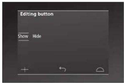 Editing button Show Hide