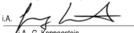 i.A. f j A G. Koppenstein