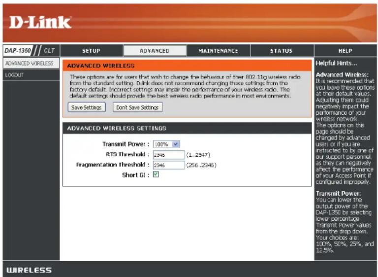 D-LINK DAP-1350 - Paramètres du réseau local - 3