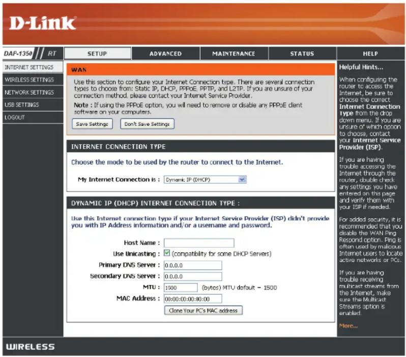 D-LINK DAP-1350 - STEP 3: CONFIGURE YOUR INTERNET CONNECTION - 3