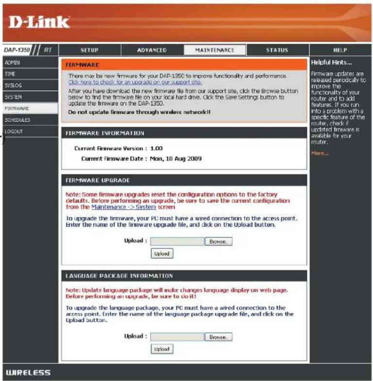 D-LINK DAP-1350 - Mise à jour du microprogramme - 1