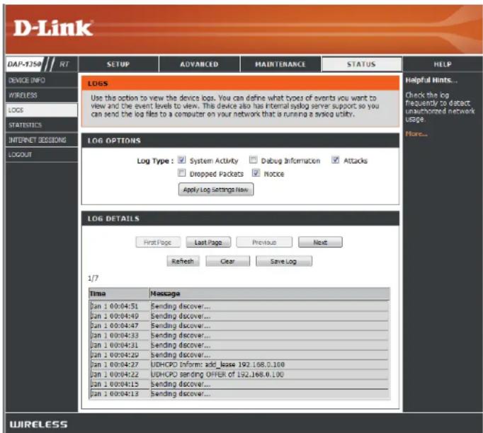 D-LINK DAP-1350 - Informations sur le périphérique - 3