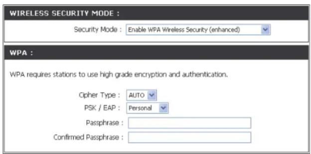 D-LINK DAP-1350 - Configuration du mode WEP - 2