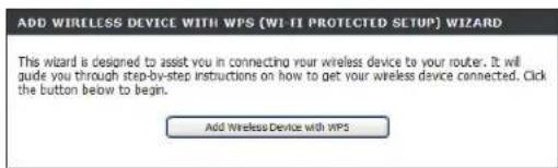 D-LINK DAP-1350 - Assistant d'ajout d'un périphérique sans fil avec WPS - 1