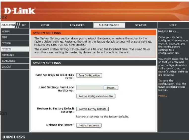 D-LINK DAP-1350 - Paramètres horaires - 3