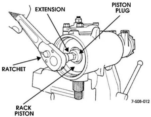 EXTENSION PISTON PLUG RATCHET RACK PISTON 7-S08-012