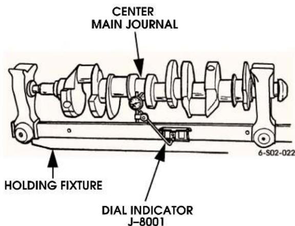 CENTER MAIN JOURNAL HOLDING FIXTURE DIAL INDICATOR J-8001 6-S02-022