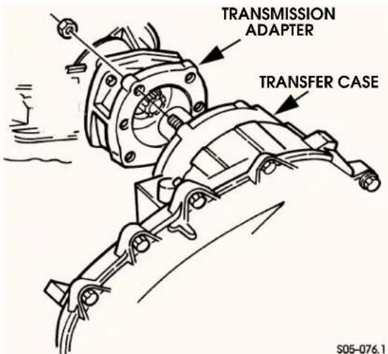 TRANSMISSION ADAPTER TRANSFER CASE S05-076.1