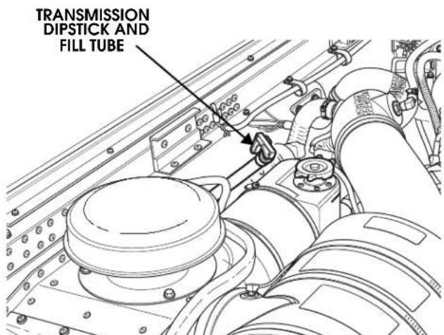 TRANSMISSION DIPSTICK AND FILL TUBE
