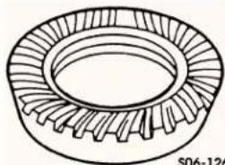Technical line drawing of a gear (no text or symbols)