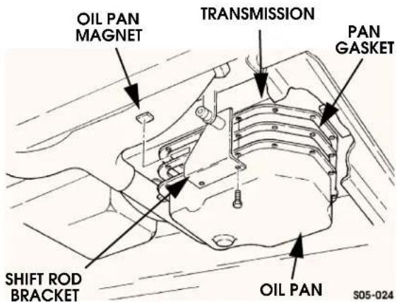 OIL PAN MAGNET TRANSMISSION PAN GASKET SHIFT ROD BRACKET OIL PAN S05-024