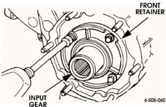 FRONT RETAINER INPUT GEAR 6-S05-060