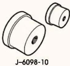 Technical drawing of two mechanical components (no text or symbols on the parts themselves)