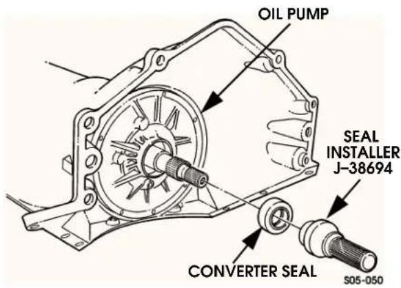 OIL PUMP SEAL INSTALLER J-38694 CONVERTER SEAL S05-050