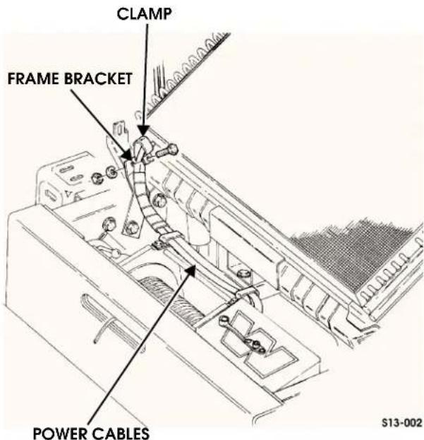 CLAMP FRAME BRACKET POWER CABLES S13-002
