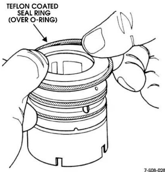 TEFLON COATED SEAL RING (OVER O-RING) 7-S08-028