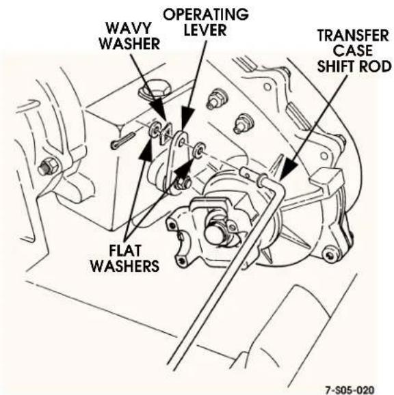 WAVY WASHER OPERATING LEVER TRANSFER CASE SHIFT ROD FLAT WASHERS 7-S05-020