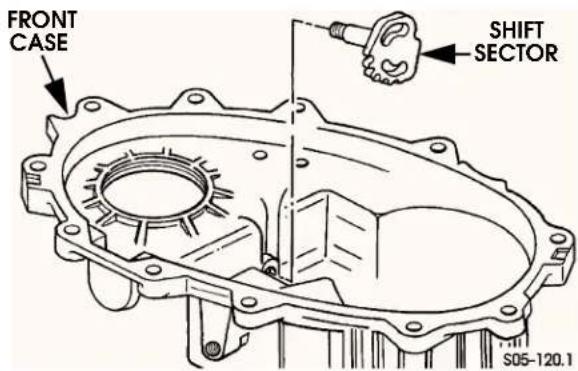 FRONT CASE SHIFT SECTOR S05-120.1