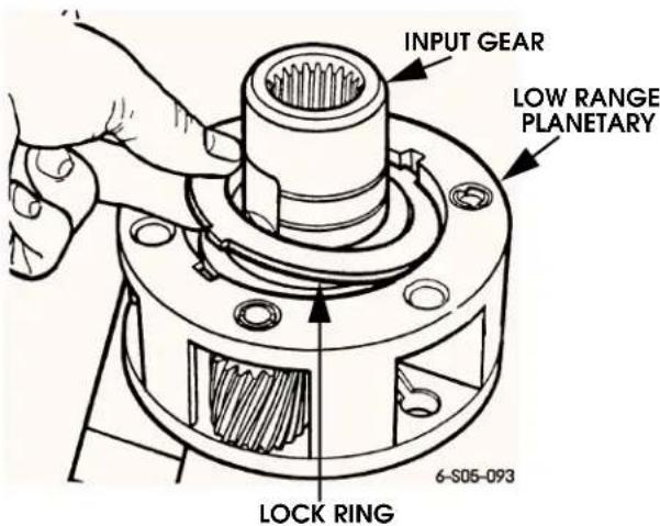 INPUT GEAR LOW RANGE PLANETARY LOCK RING 6-S05-093