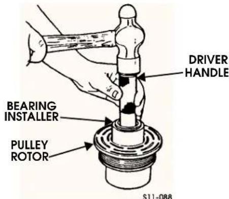DRIVER HANDLE BEARING INSTELLER PULLEY ROTOR S11-088