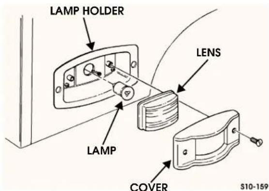 LAMP HOLDER LENS LAMP COVER S10-159