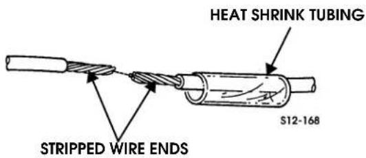 HEAT SHRINK TUBING STRIPPED WIRE ENDS S12-168
