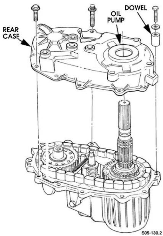 REAR CASE OIL PUMP DOWEL S05-130.2