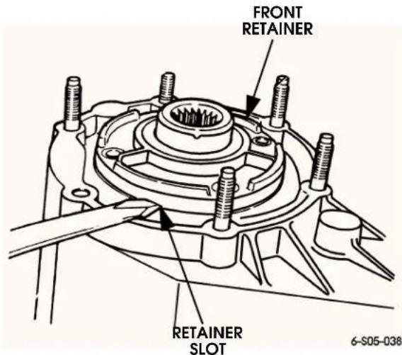 FRONT RETAINER RETAINER SLOT 6-S05-038