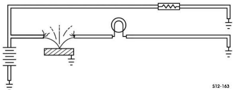 Pure electrical circuit lines without any symbols