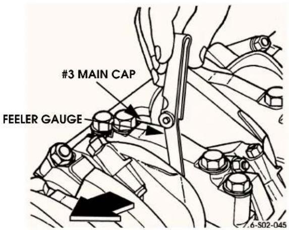 #3 MAIN CAP FEELER GAUGE -7.6-S02-045