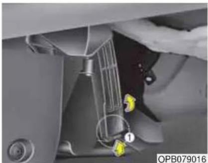 HYUNDAI i20 (2008) - Inspection du filtre - 1
