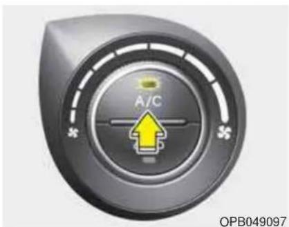 HYUNDAI i20 (2008) - Réglage de la vitesse de ventilation - 1