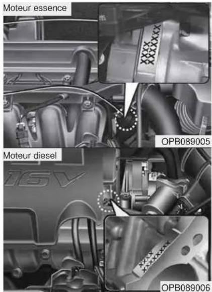 Moteur essence Moteur diesel OPB089005 TSV OPB089006