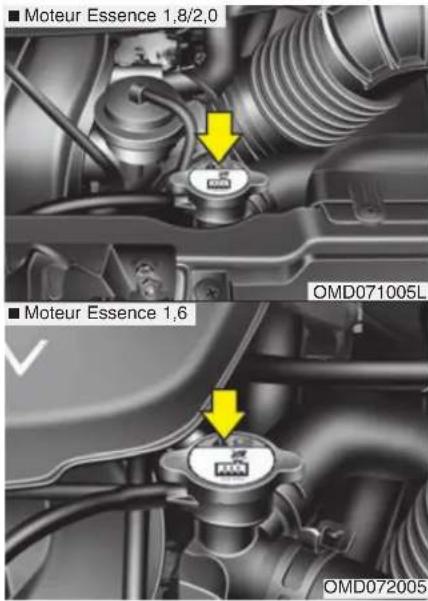 ■ Moteur Essence 1,8/2,0 ■ Moteur Essence 1,6 OMD071005L OMD072005