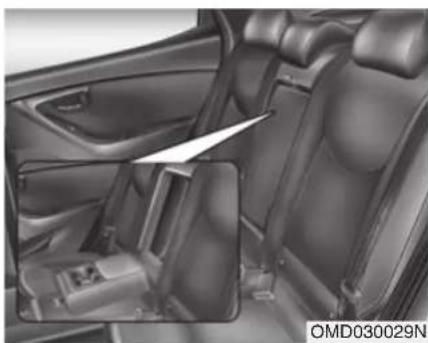 HYUNDAI Elantra (2014) - AVERTISSEMENT - Le chauffage de siège peut entraîner des brûlures - 1