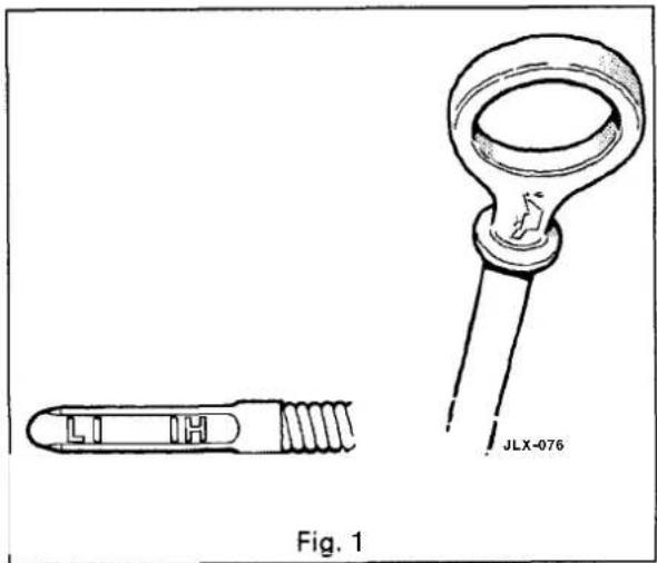 Technical line drawing of a mechanical component with two views: one showing a cylindrical part labeled LI, the other a ring-shaped tool labeled JLX-076 (no text or symbols on the diagram itself)