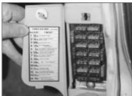JAGUAR XJ6 (1997) - Bulbs and fuses - 2