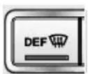 JAGUAR XF (2009) - Windscreen defrost and demist - 1