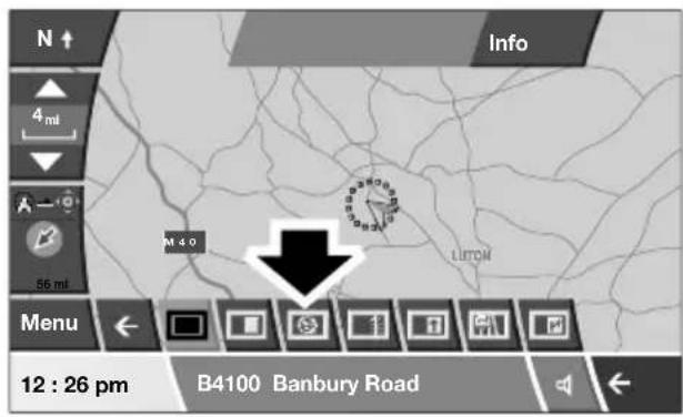 N ↑ Info 4 mi 56 mi M 4.0 LUTON Menu 12 : 26 pm B4100 Banbury Road