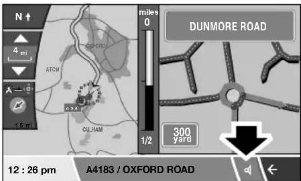 N ↑ 4 mi ATON 15 mi SOFORD OLHAM DUNMORE ROAD miles 0 1/2 300 yard 12 : 26 pm A4183 / OXFORD ROAD
