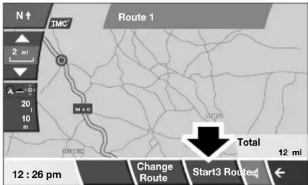 N↑ TMC Route 1 2 ml 20 l 10 m M 4.0 LUTON Total 12 ml 12 : 26 pm Change Route Start3 Route ←